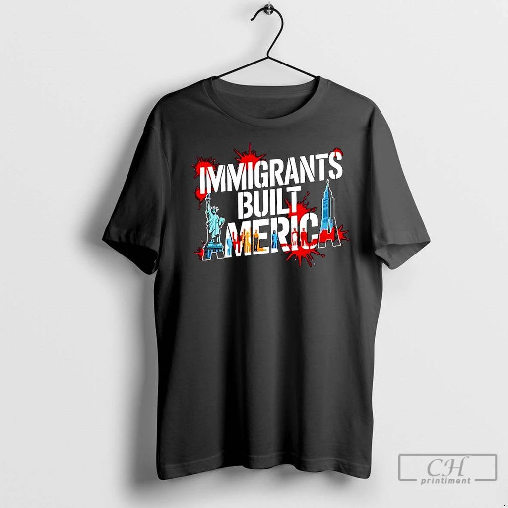 Classic Immigrants Built America Ornaments