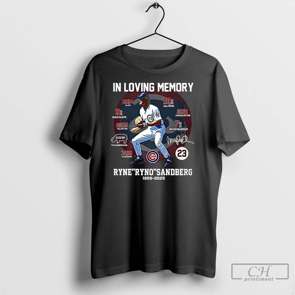 Classic In Loving Memory Ryne Ryno Sandberg 1959 2025 Signature