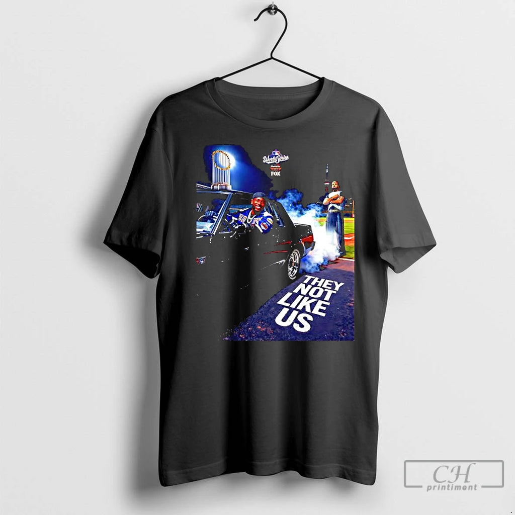 Classic Kendrick Lamar And Drake They Not Like Us World Series Win Graphic