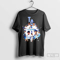 Classic La Dodgers 2025 National League Champions All Players Graphic