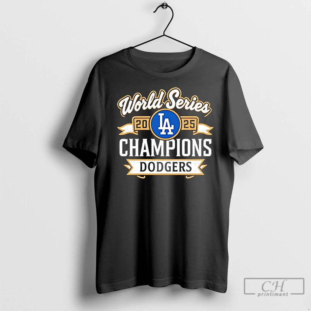 Classic La Dodgers As 2025 World Series Champions Central Logo