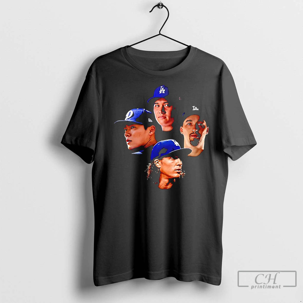 Classic La Dodgers Core Team 4 Aces Portrait