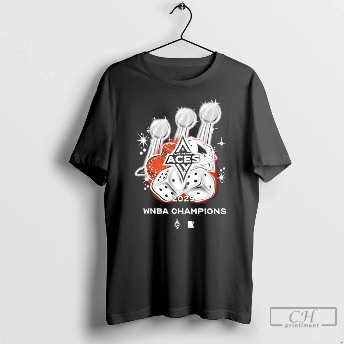 Classic Las Vegas Aces 2025 Three Time Wnba Champions T Shirts