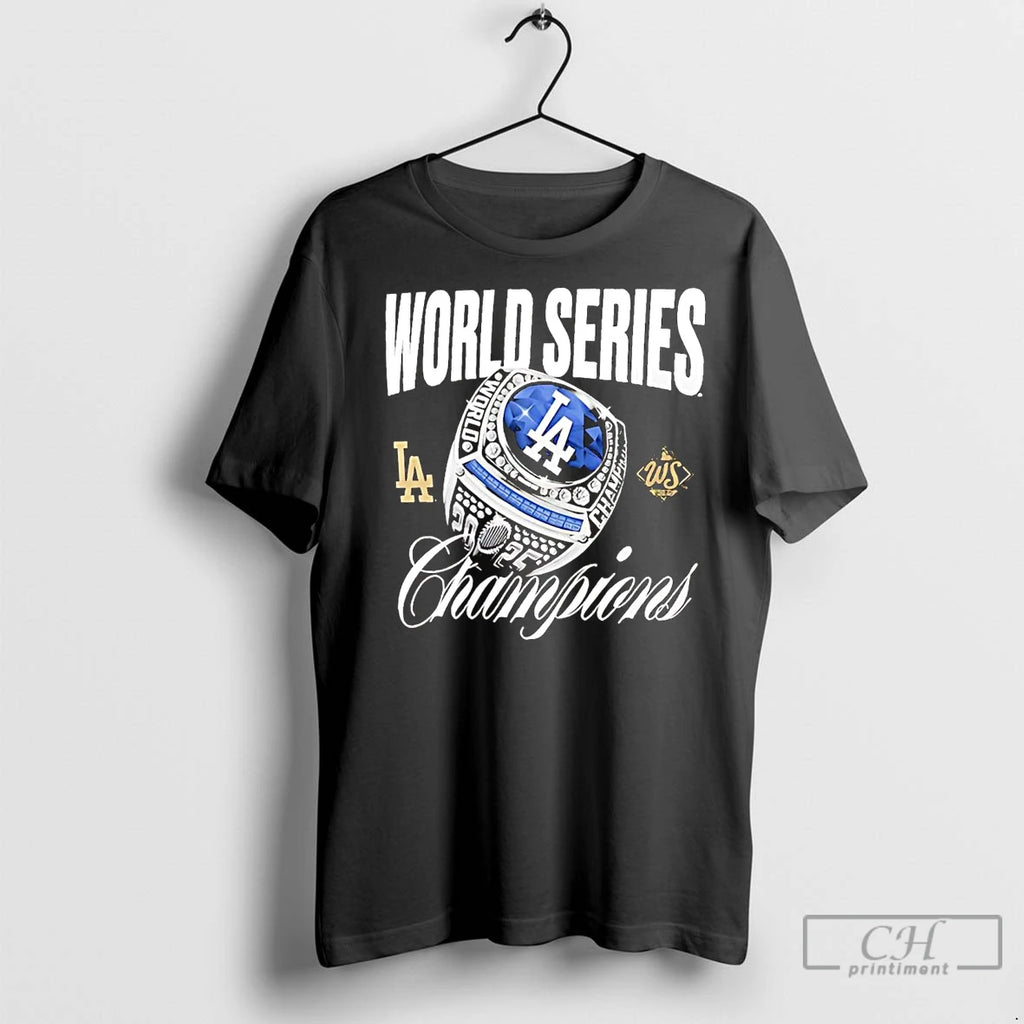 Classic Los Angeles Dodgers 2025 World Series Champions Ring