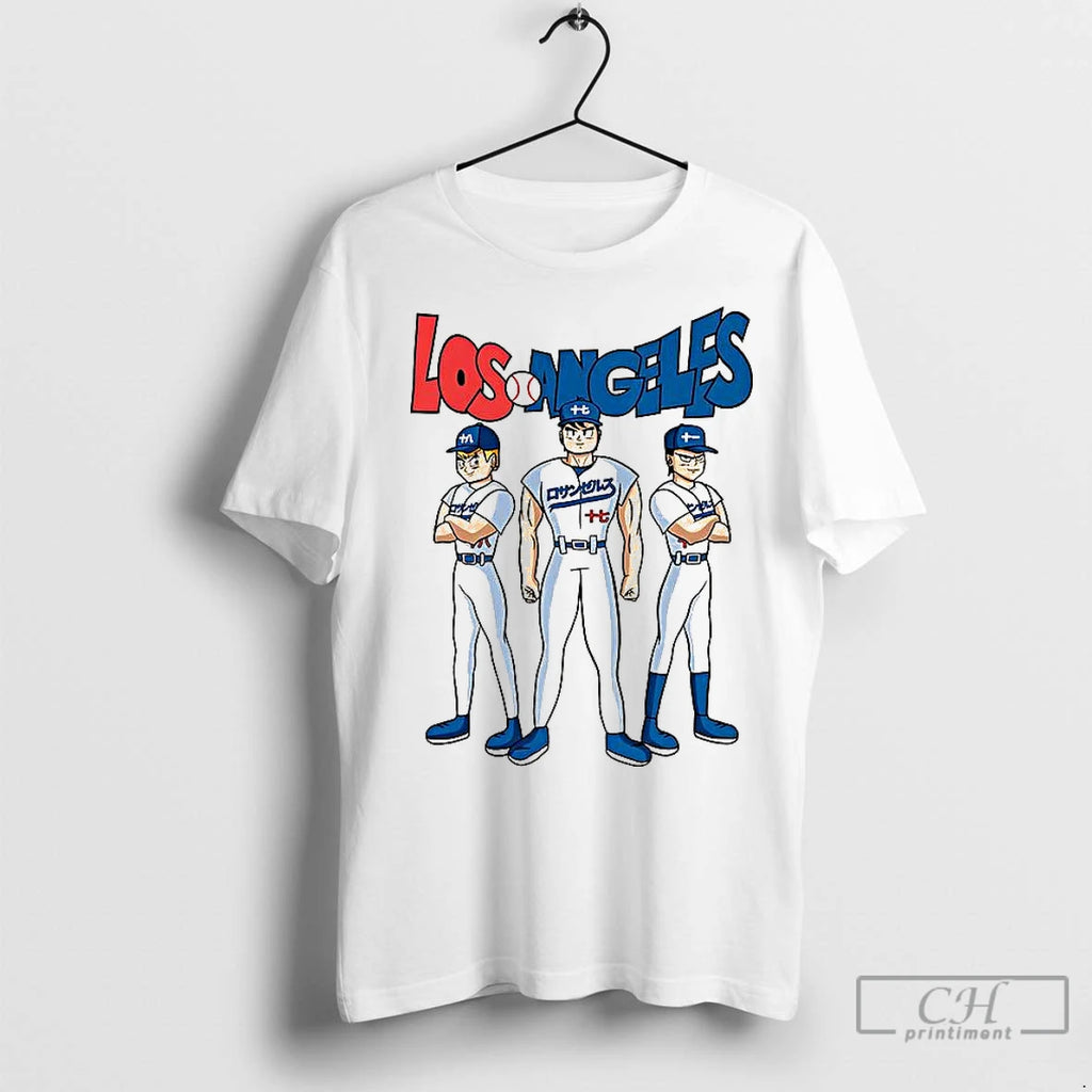Classic Los Angeles Dodgers Baseball Z X Dragonball Anime Player
