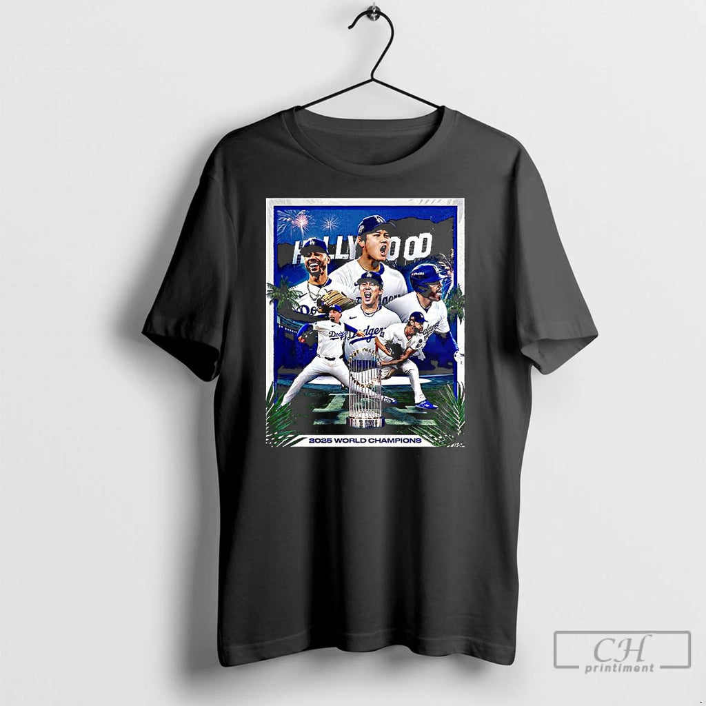 Classic Los Angeles Dodgers Hollywood Back To Back World Series Champions