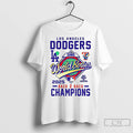 Classic Los Angeles Dodgers Shns World Series Mlb Back 2 Back Champions Logo