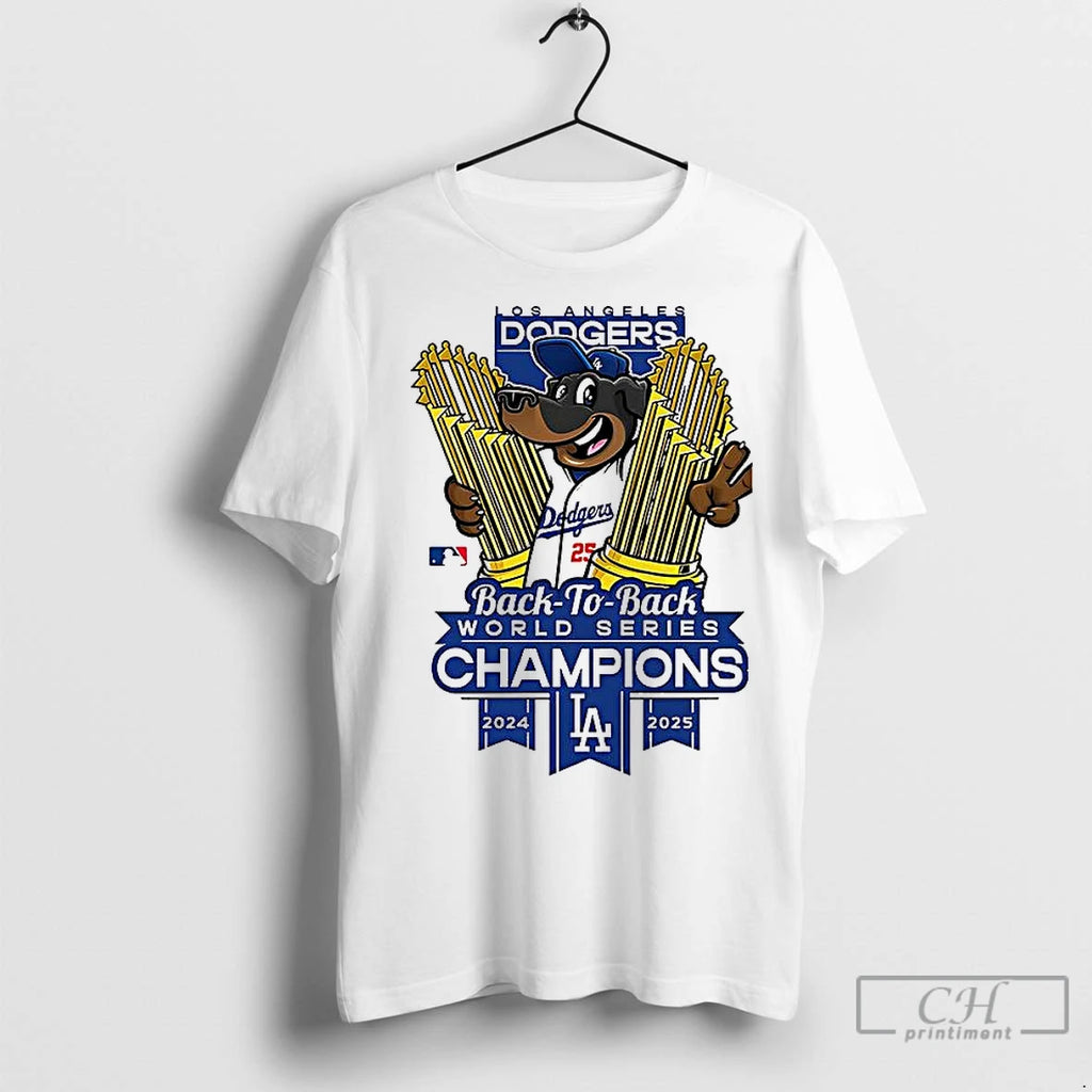 Classic Los Angeles Dodgers World Series Champions Back To Back 2024 2025