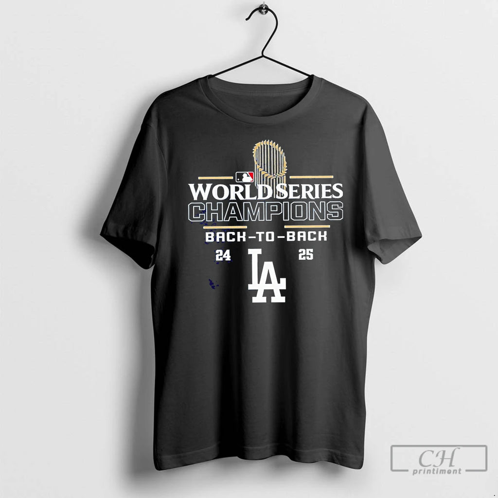 Classic Los Angeles Dodgers World Series Champions Back To Back 2025