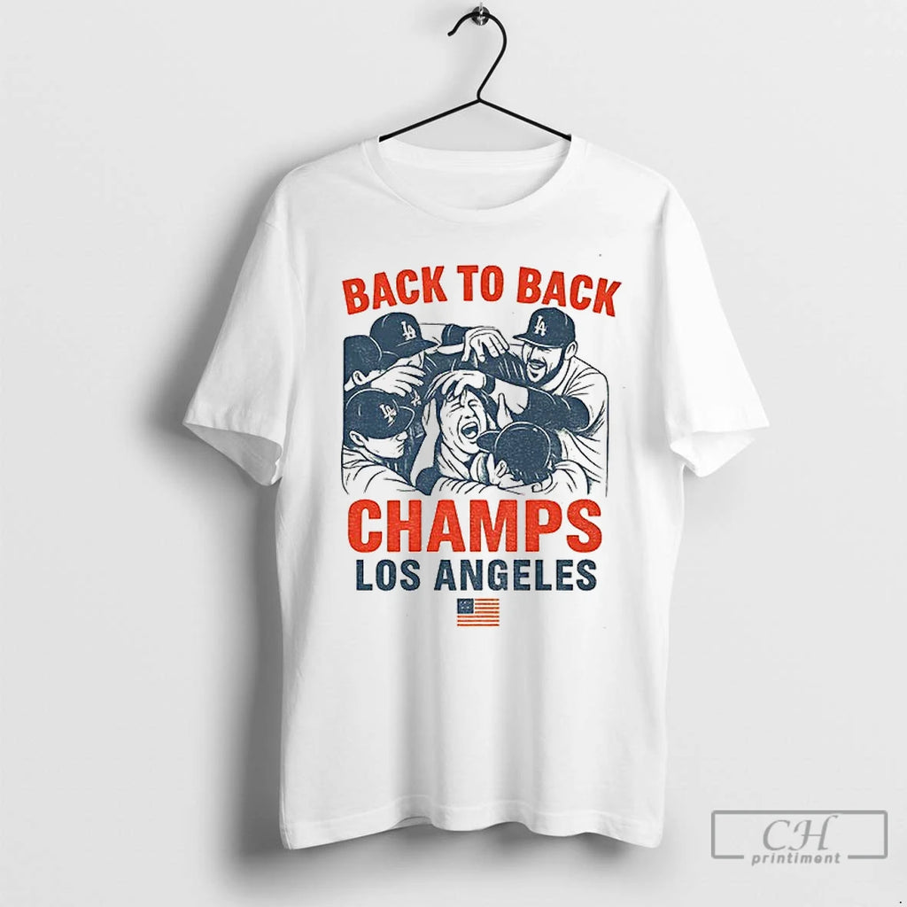 Classic Los Angeles Dodgers Celebration Back To Back Mlb Baseball World Series 2025