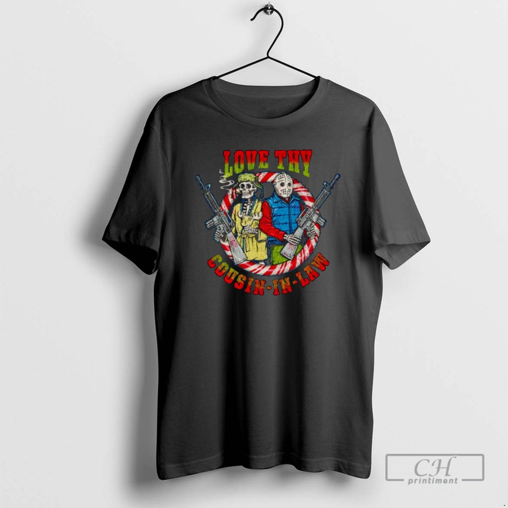 Classic Love Thy Cousin In Law Horror Ornaments Shirt Sweater