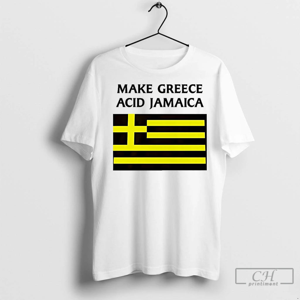 Classic Make Greece Acid Jamaica Flag