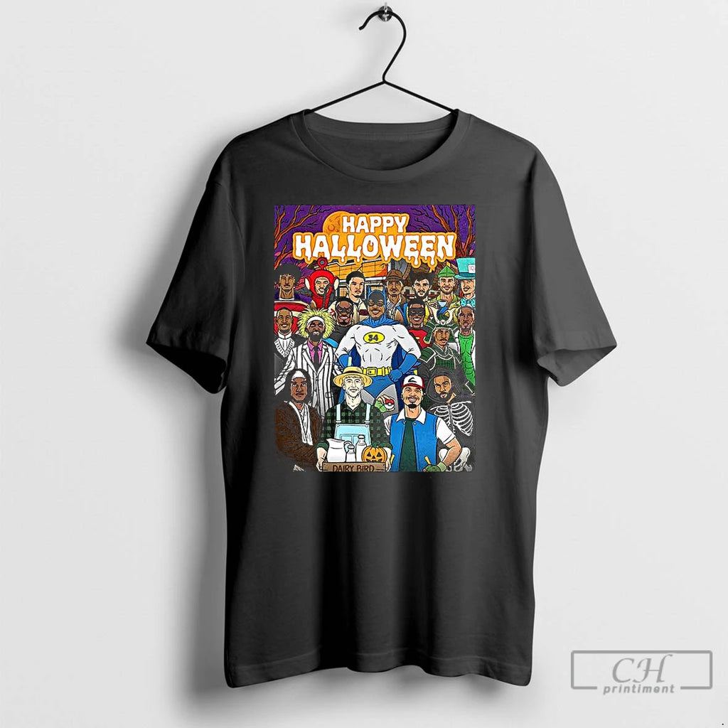 Classic Milwaukee Bucks Nba Happy Halloween