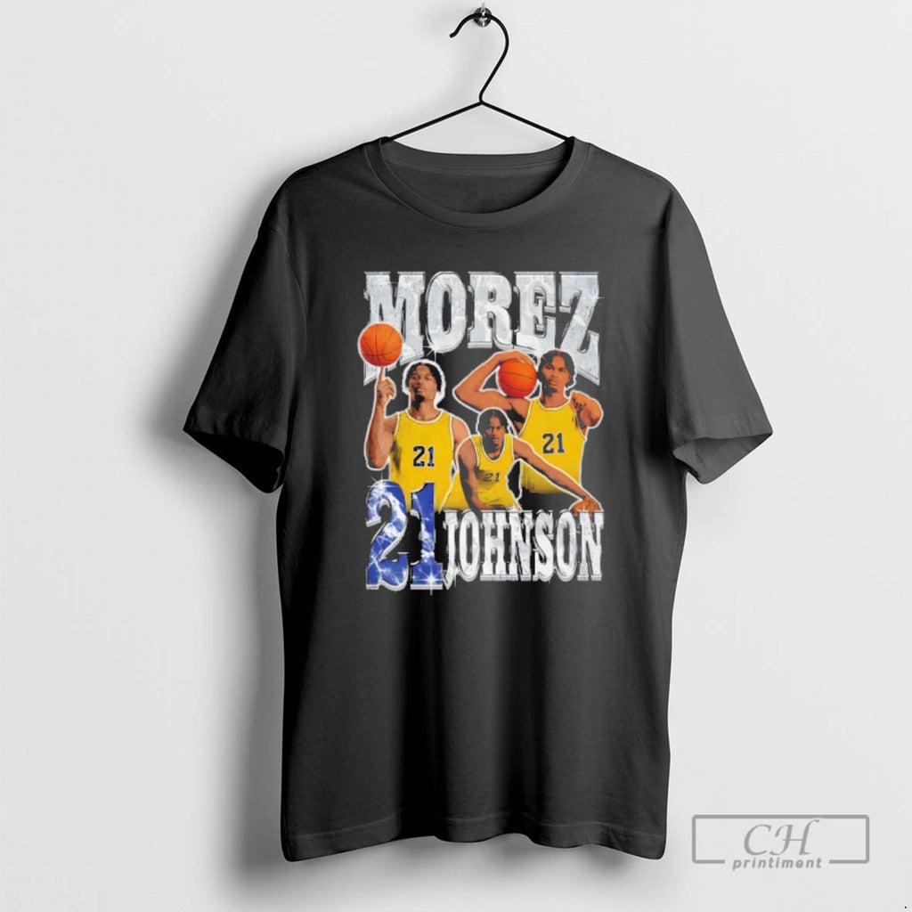 Classic Morez Johnson Michigan Wolverines Rez Player Collage Shirt Sweater