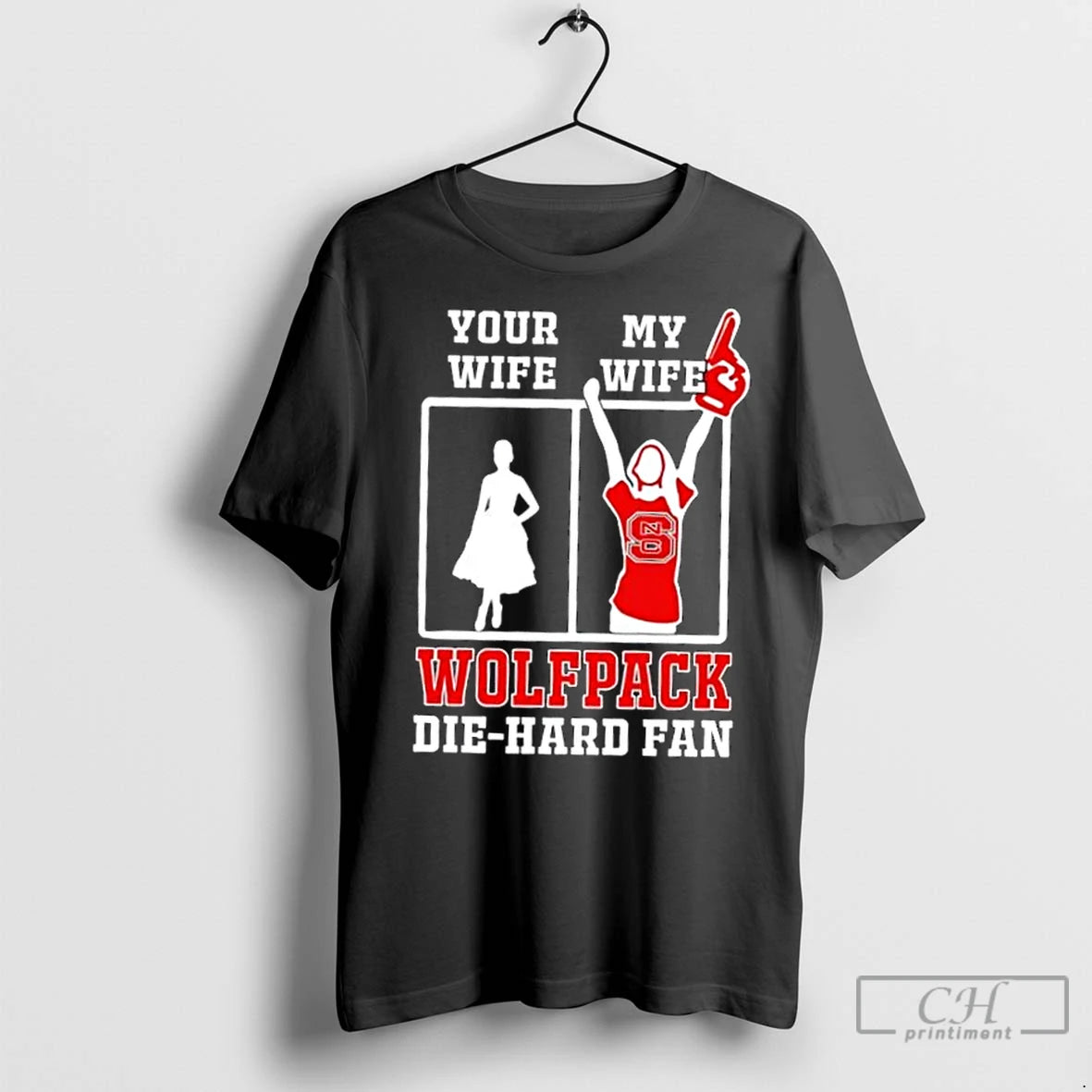 Classic My Wife Nc State Wolfpack Football Die Hard Fan