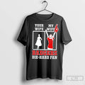 Classic My Wife Wisconsin Badgers Football Die Hard Fan