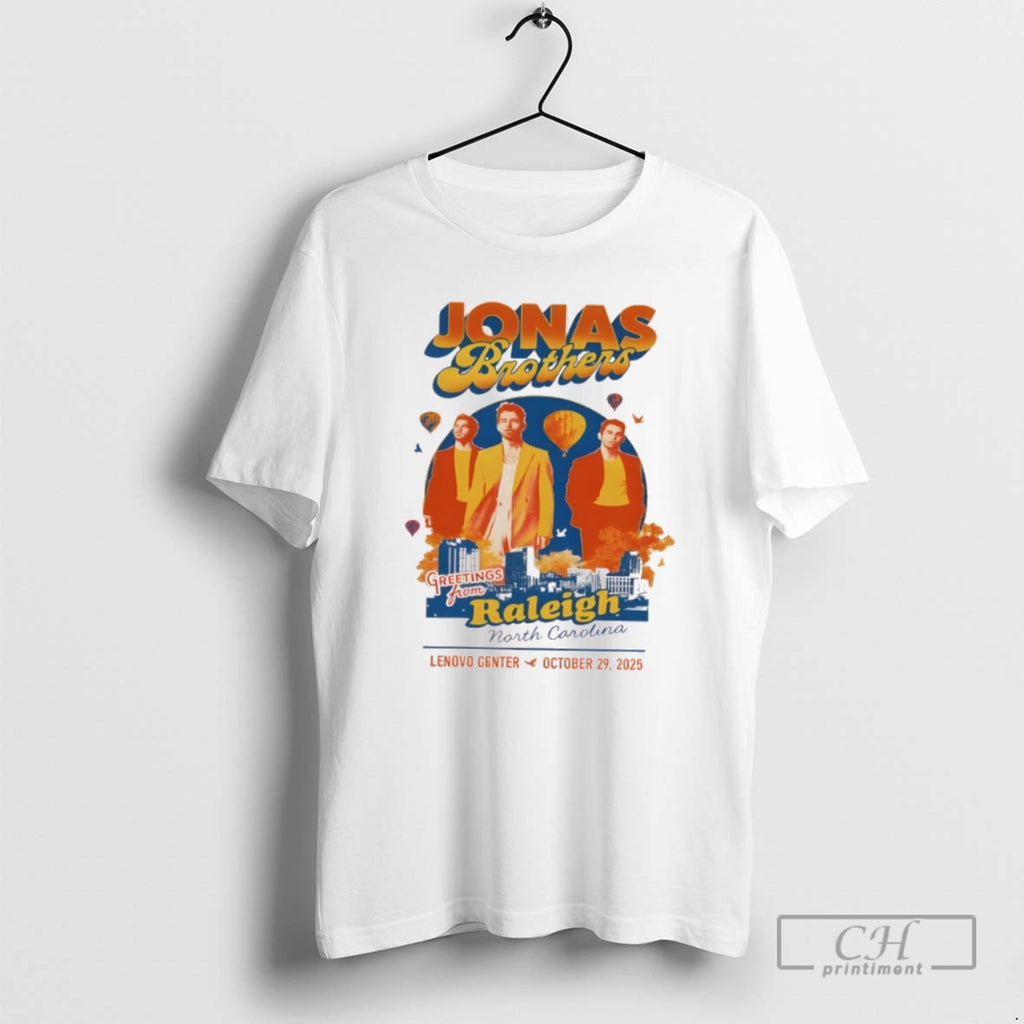 Classic Oct 29 2025 Jonas Brothers Lenovo Center Raleigh Nc Shirt Sweater