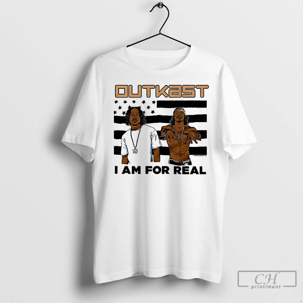 Classic Outkast I Am For Real Flag Comic