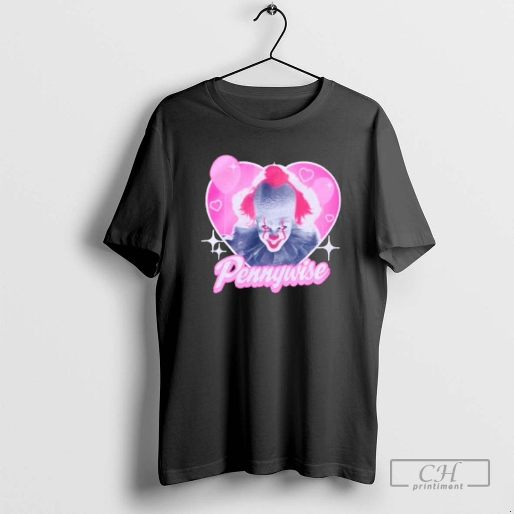 Classic Pennywise Heart Glitter Portrait Shirt Sweater