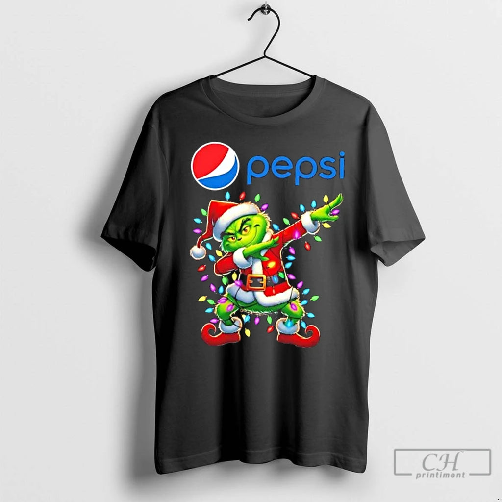 Classic Pepsi Grinch Dabbing Merry Christmas