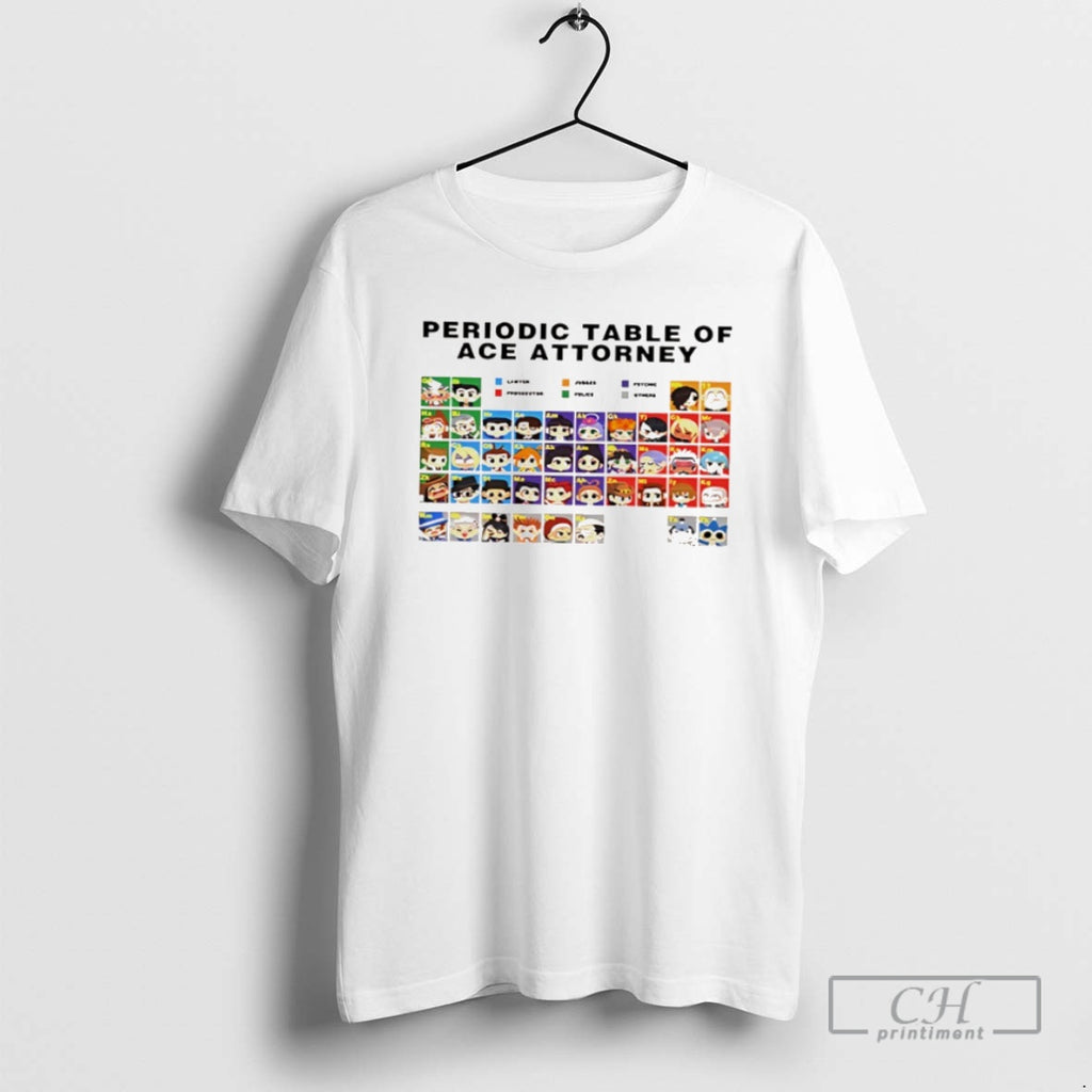 Classic Periodic Table Of Ace Attorney Shirt Sweater