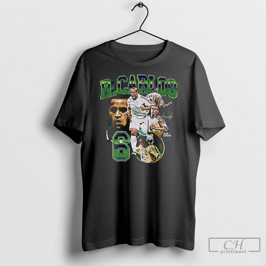 Classic Roberto Carlos Number 6 Graphic Vintage