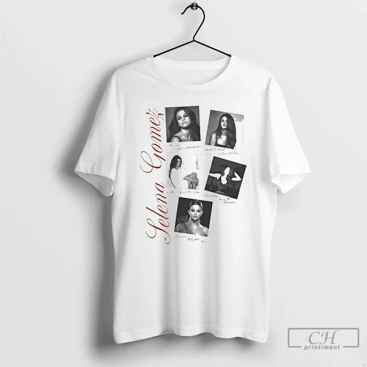 Classic Selena Gomez Revival Polaroid T Shirts