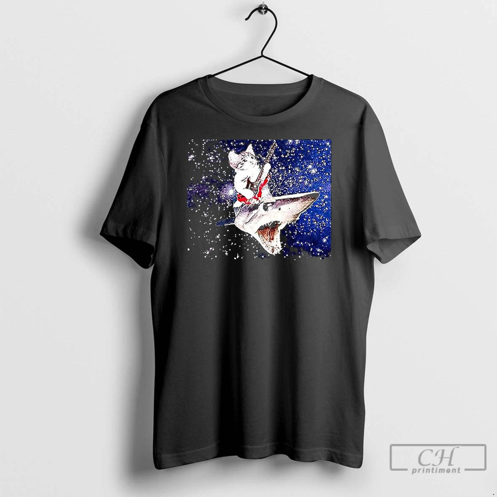 Classic Silly Cats Guitars Allowed Sharks Space