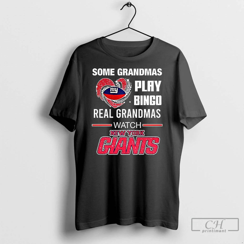 Classic Some Grandmas Play Bingo Real Grandmas Watch New York Giants Football Lover