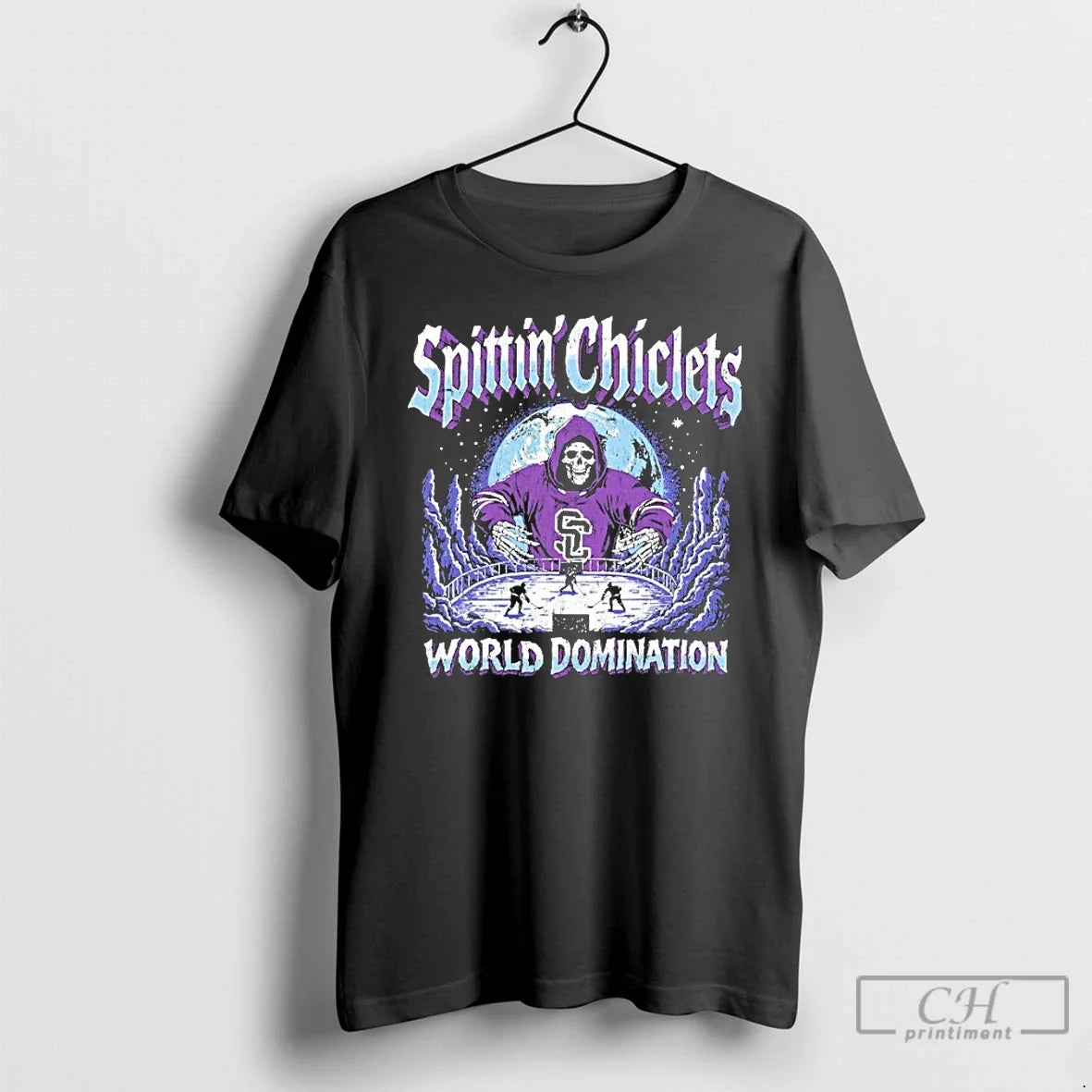 Classic Spittin Chiclets World Domination T Shirts
