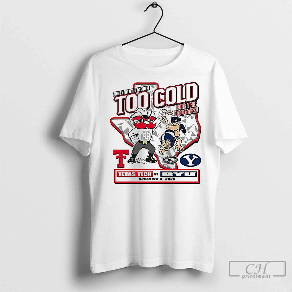 Classic Texas Tech Red Raiders Vs Byu Cougars Ncaa 2025 Too Cold Gameday