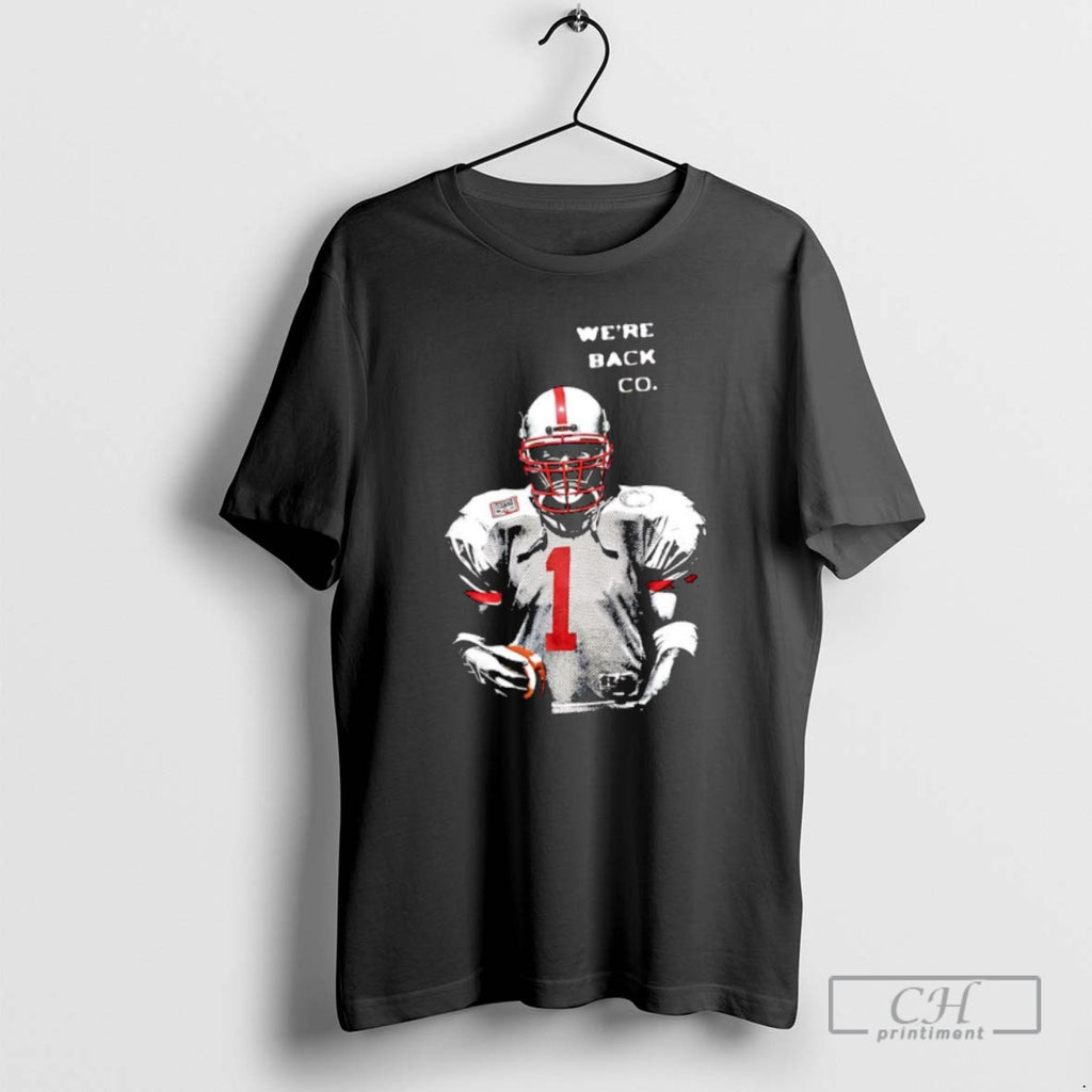 Classic Tommie Frazier Nebraska Cornhuskers Quarterback Were Back Co Shirt Sweater