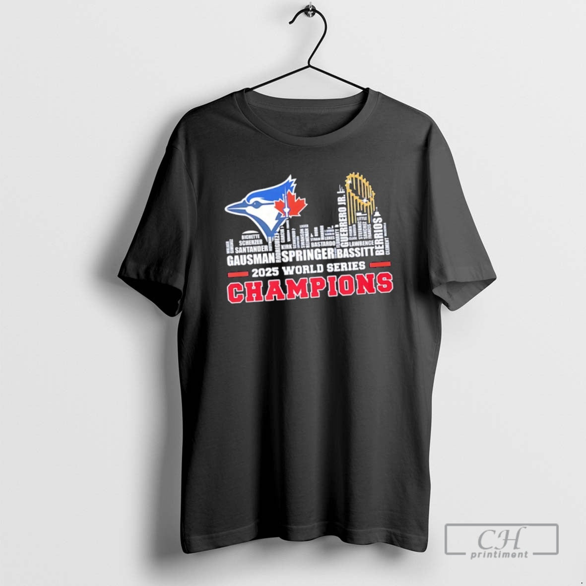 Classic Toronto Blue Jays 2025 World Series Champions City Skyline Shirt Sweater