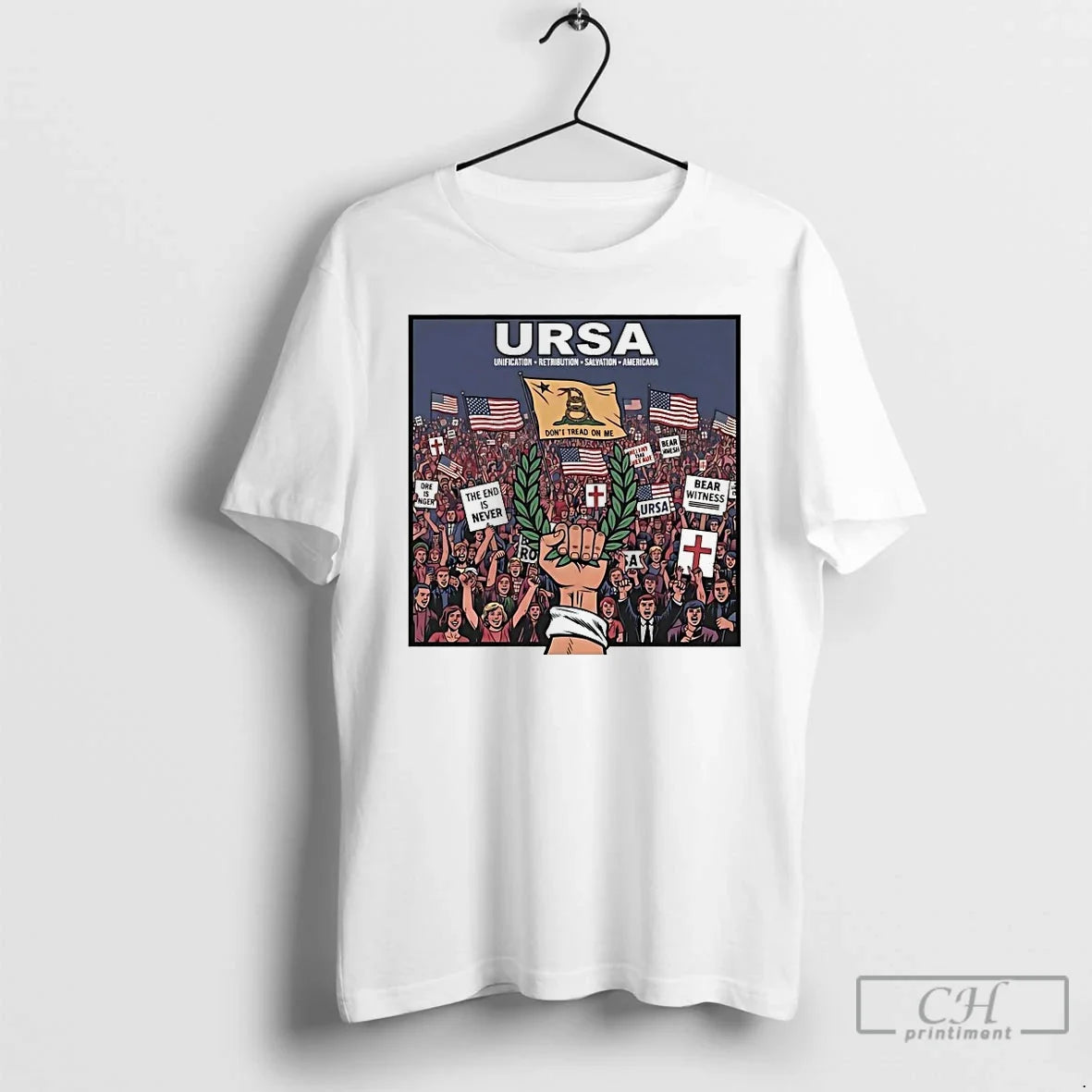 Classic Ursa Unification Retribution Salvation Americana T Shirts