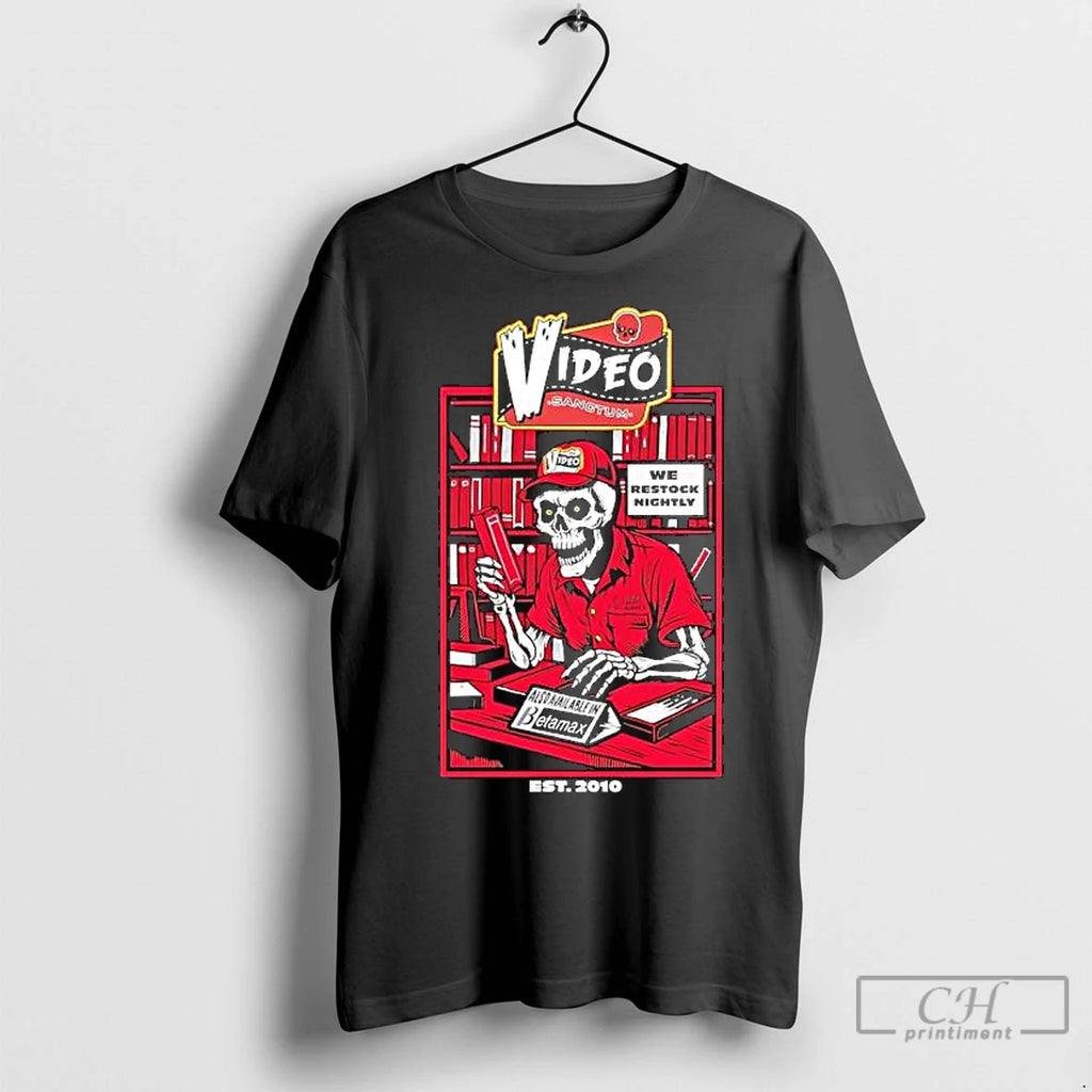 Classic Video Sanctum We Restock Nightly Also Available In Betamax Skeleton Graphic