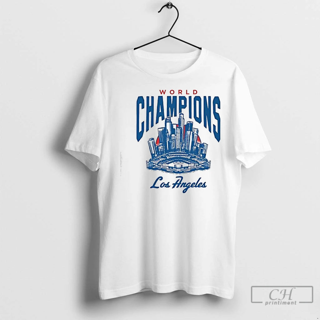 Classic World Champions Los Angeles Dodgers Skyline Baseball