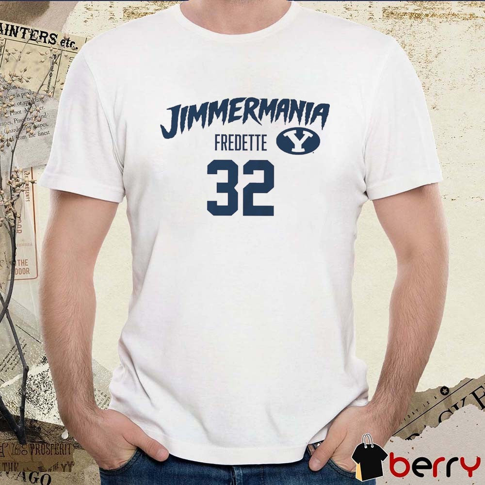 Jimmer Fredette Jimmer Mania 32 BYU Basketball t-shirt