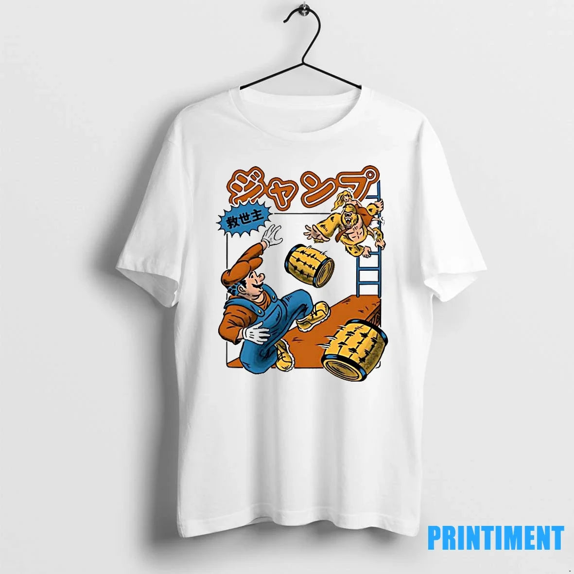 Jumping Savior Cartoon Funny Tshirts Sweater