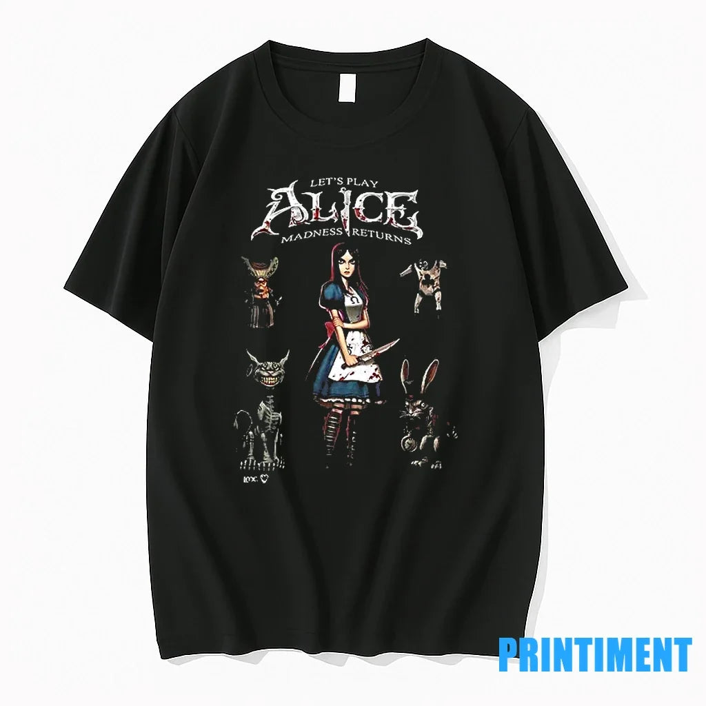 Lets Play Alice Madness Returns Video Games Tshirts Sweater