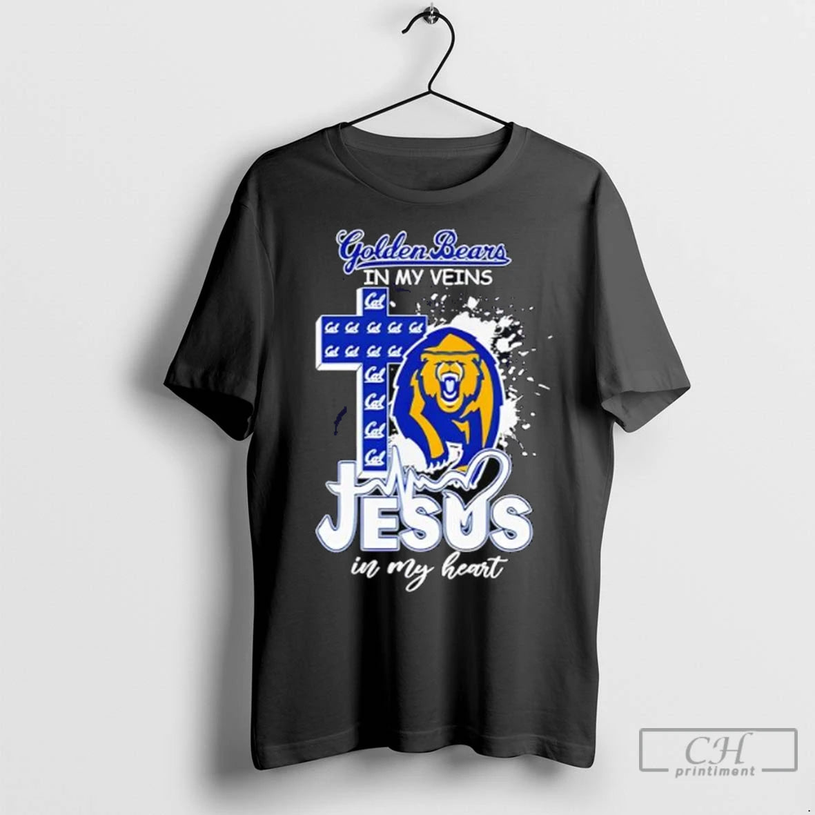 Mascot 2025 California Golden Bears In My Veins Jesus In My Heart