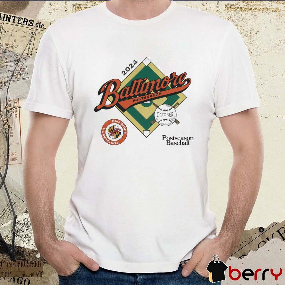 2024 Baltimore Orioles MLB Postseason Baseball t-shirt