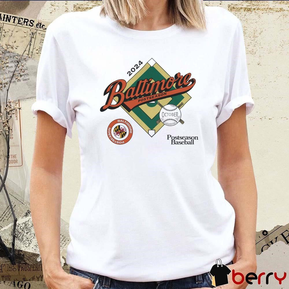 2024 Baltimore Orioles MLB Postseason Baseball t-shirt