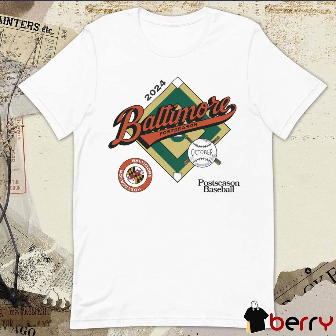 2024 Baltimore Orioles MLB Postseason Baseball t-shirt