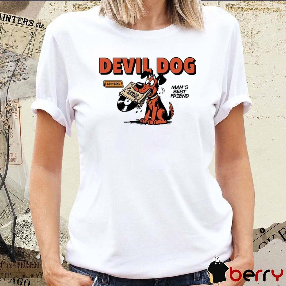 2024 Devil Dog Man’s Best Friend Please Do Not Bend t-shirt