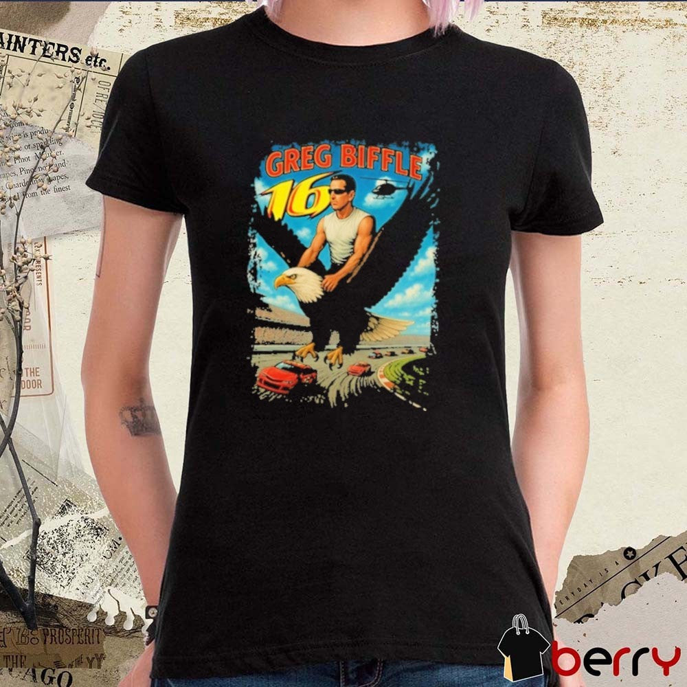 2025 Greg Biffle Freedom 500 Eagle NASCAR t-shirt