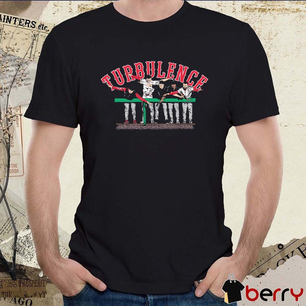 2025 Turbulence BOS Boston Red Sox MLB Baseball Team Painting t-shirt