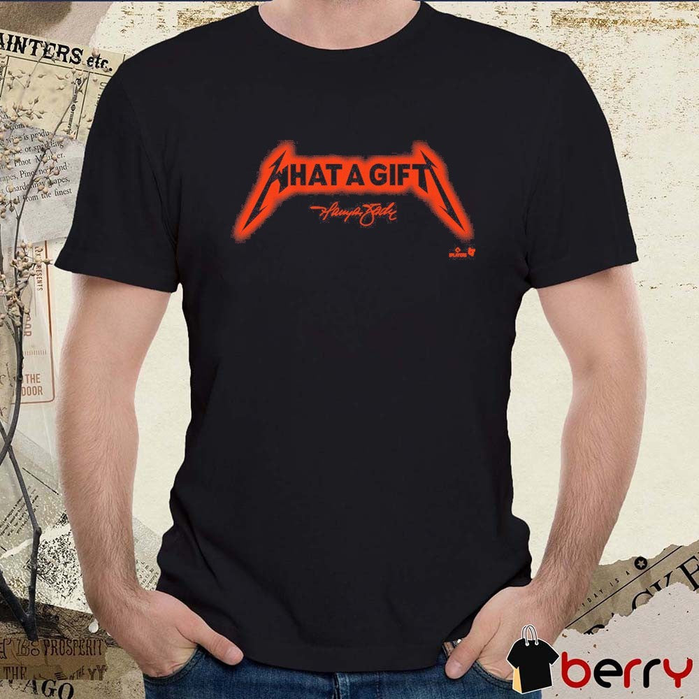 2026 Harrison Bader What a Gift San Francisco Giants Signature t-shirt