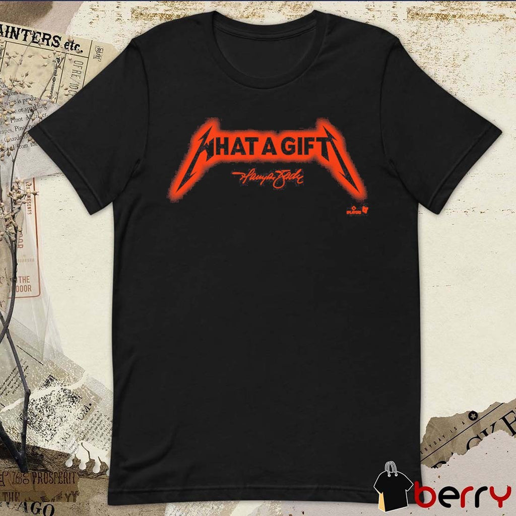 2026 Harrison Bader What a Gift San Francisco Giants Signature t-shirt