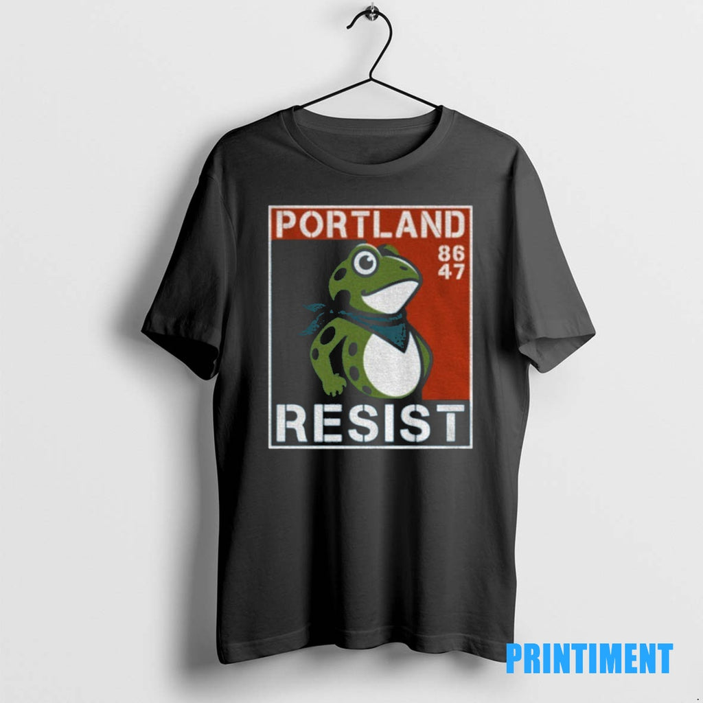 Official 86 47 Portland Frogs Resist T Shirt Annzjp Tee Sweater