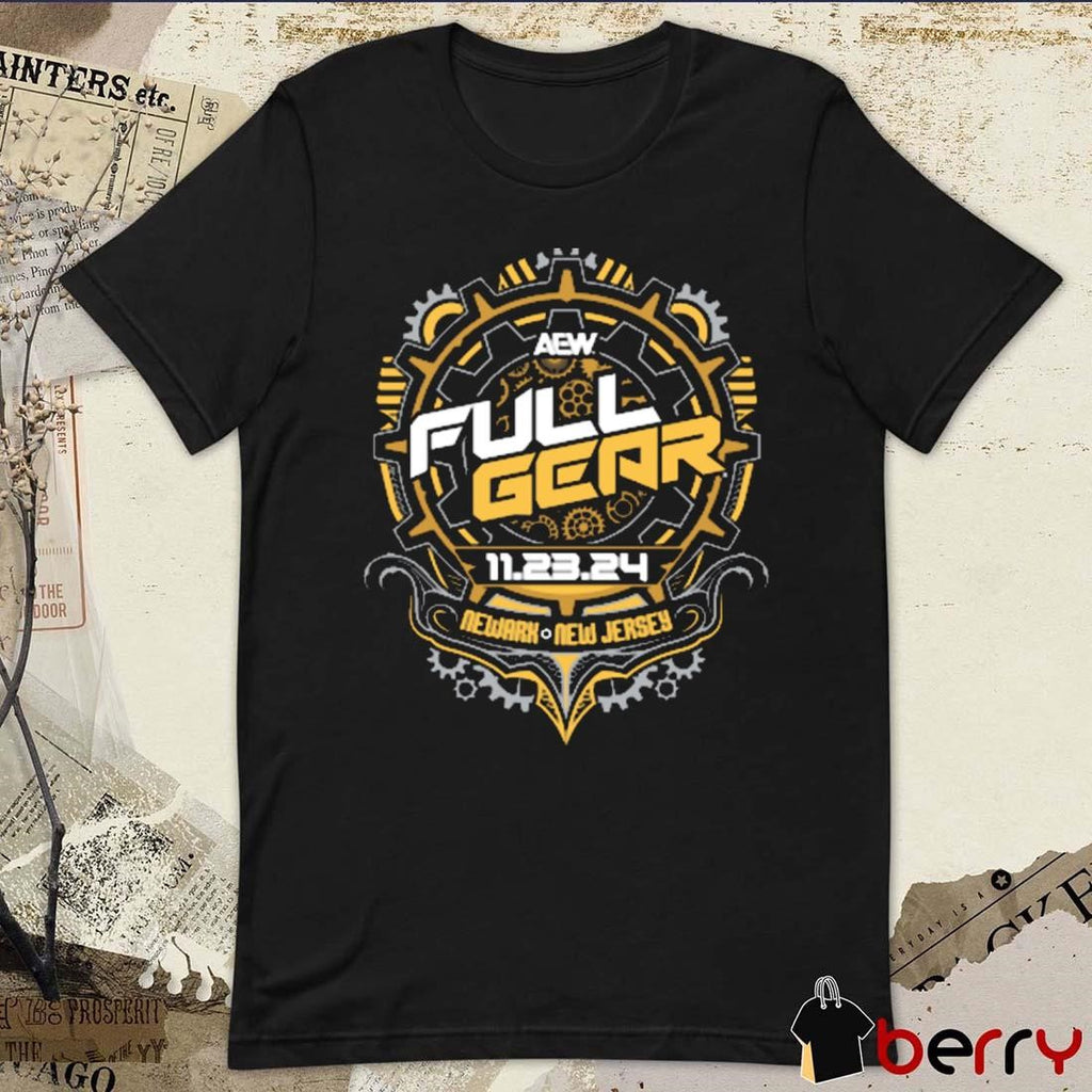 AEW Full Gear 11 23 2024 Event Newark New Jersey t-shirt
